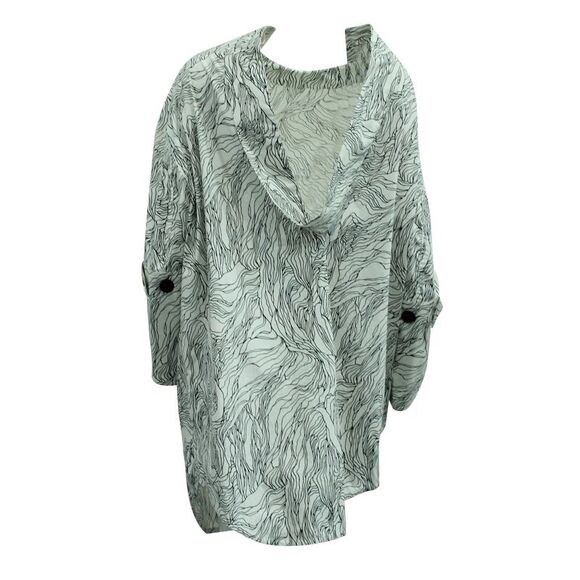 Marni Abstract Print Dress in Black and White Cotton